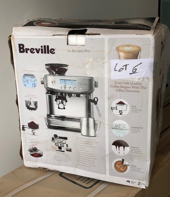 Breville coffee machine The Barista Pro BES878BSS (Water Damaged