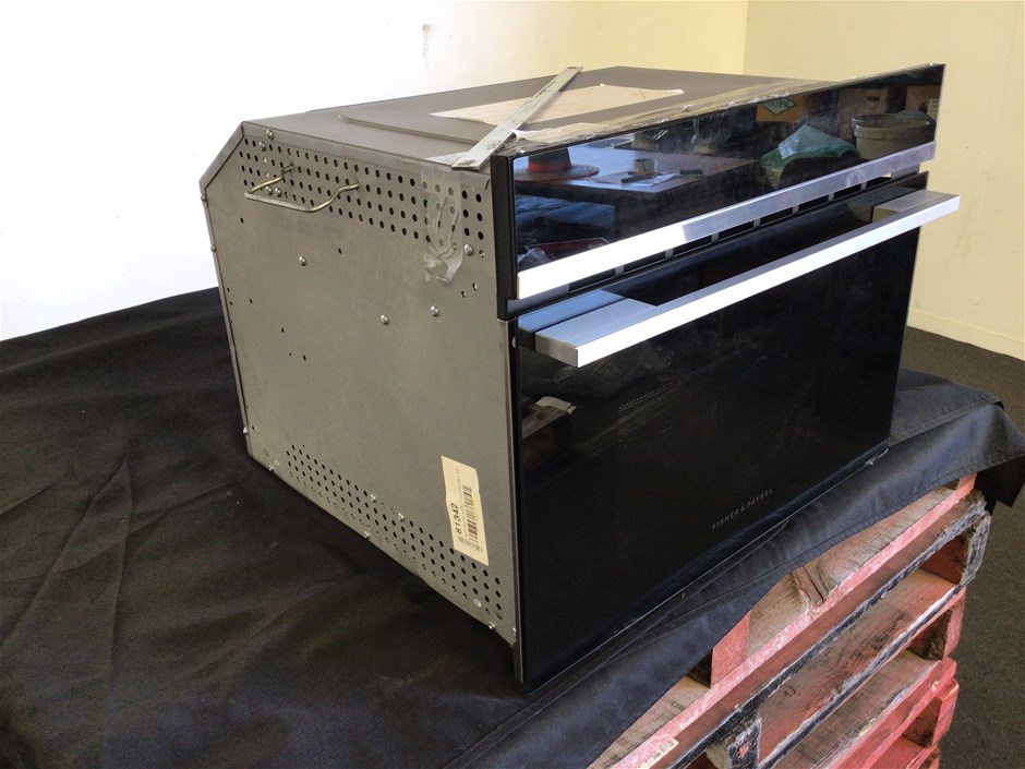 Fisher & Paykel 60cm Builtin CombiMicrowave Oven OM60NDB1 Auction (00027123210) Grays Australia