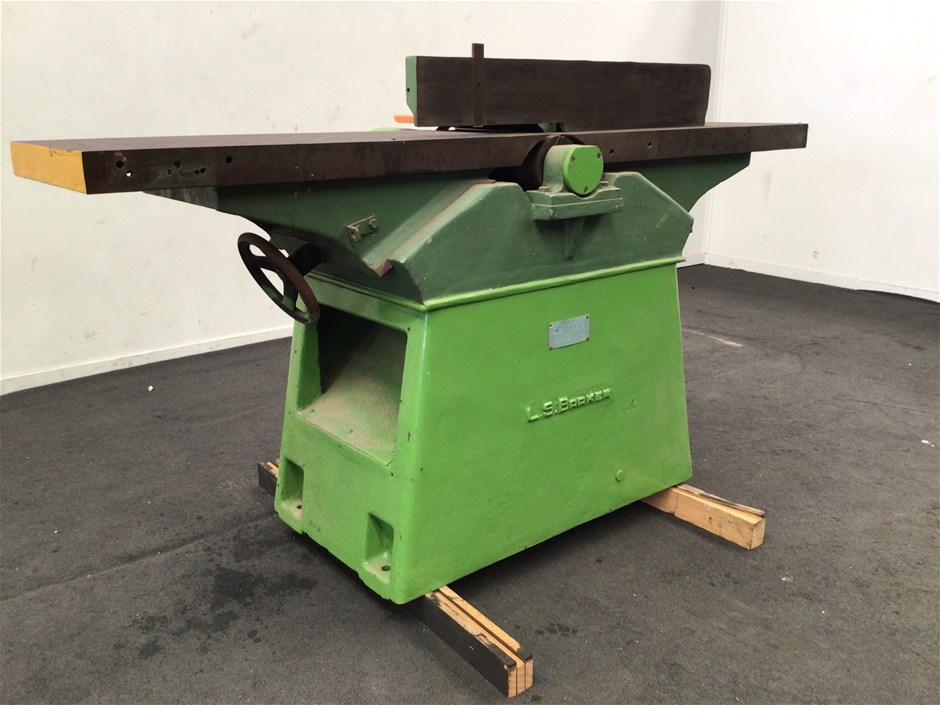 Unreserved L.S. Barker Woodworking Planer and Radial Arm Saw