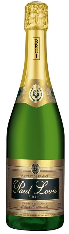 Paul Louis Blanc de Blancs NV (12 x 750mL), France.