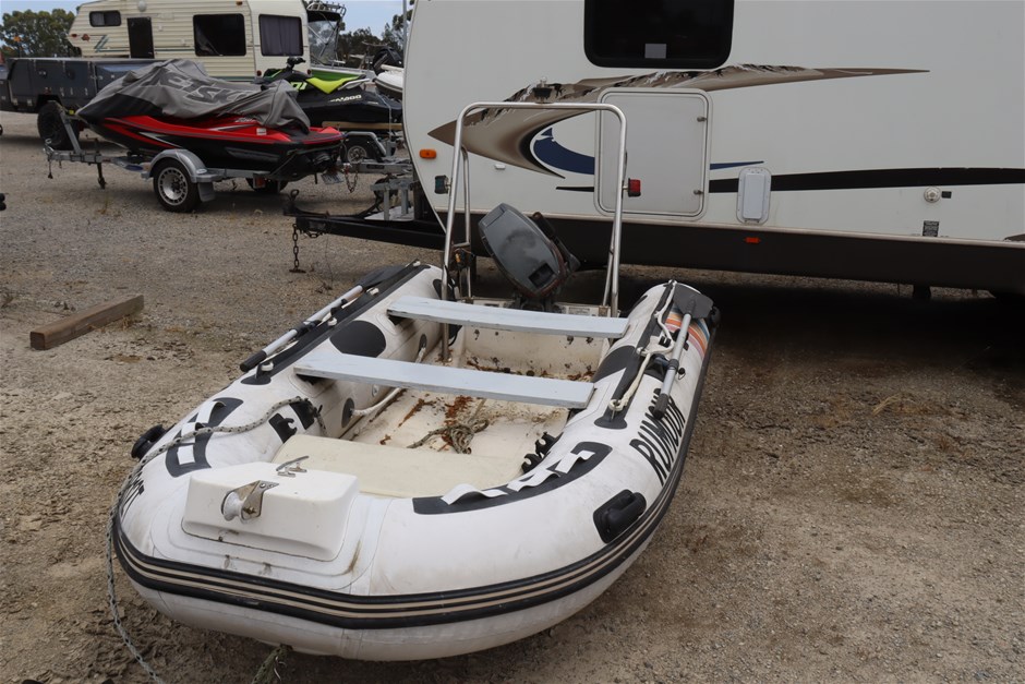 RUMOUR RIB330 Inflatable Power Boat (2013) Auction (00013025117