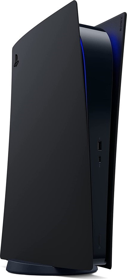 PS5 Digital Faceplate Cover, Midnight Black.  Buyers Note - Discount Freigh