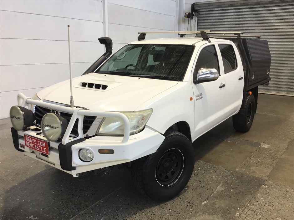2012 Toyota Hilux 4X4 SR KUN26R Turbo Diesel Manual Dual Cab