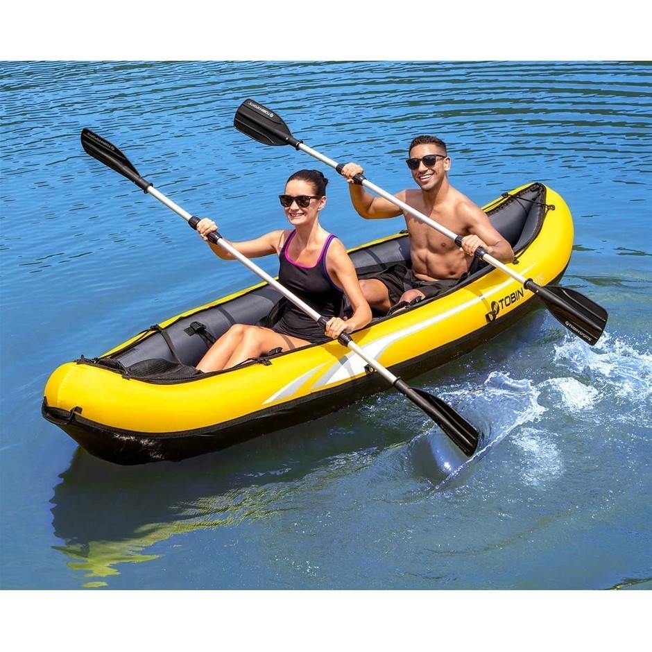 TOBIN SPORTS Wavebreak Inflatable Kayak 2Person, 3.3M w/ Removable