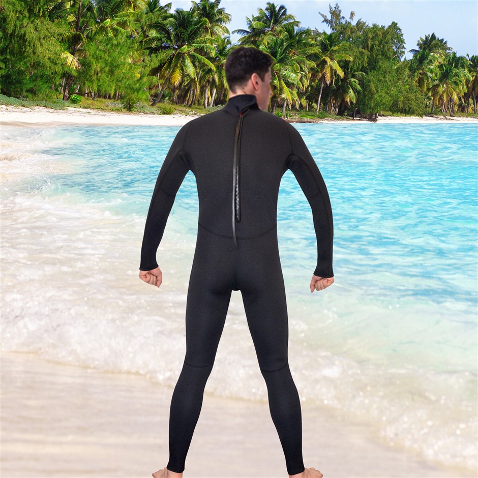 Mens Steamer Wetsuit Long Sleeve/Leg 3mm