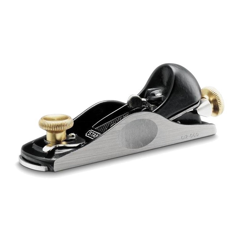 STANLEY 50 x 35mm Adjustable Block Hand Plane, Low Angle Cutter Seats At 13