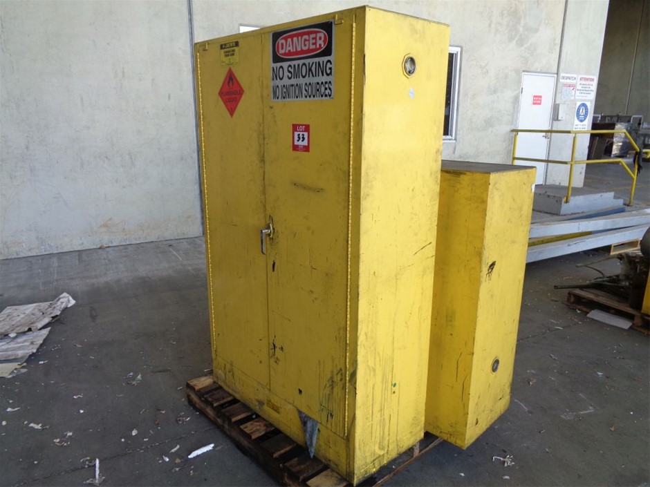 2x Flammable Liquid Storage Auction (00337042623) Grays
