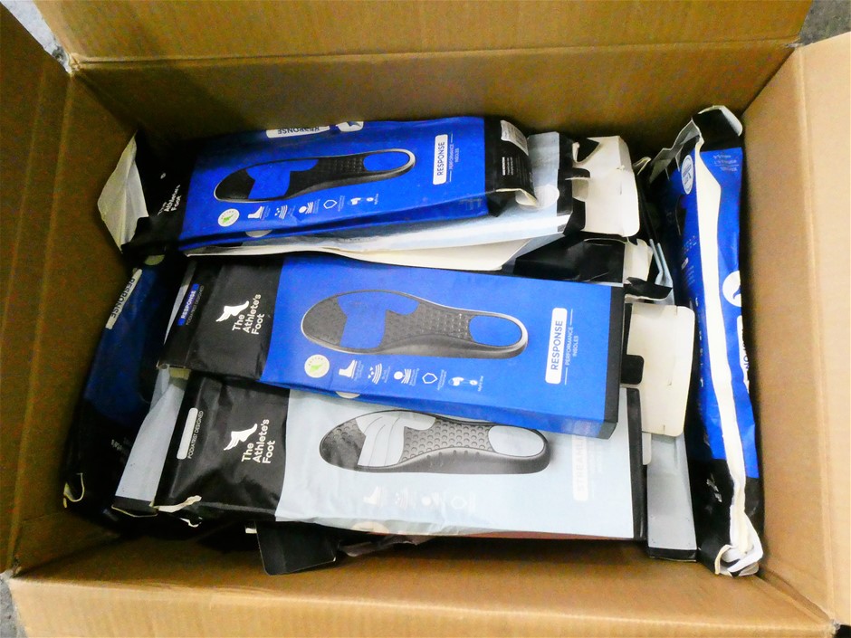 Bundle of Assorted Athletes Foot Insoles Auction (00012187876) Grays