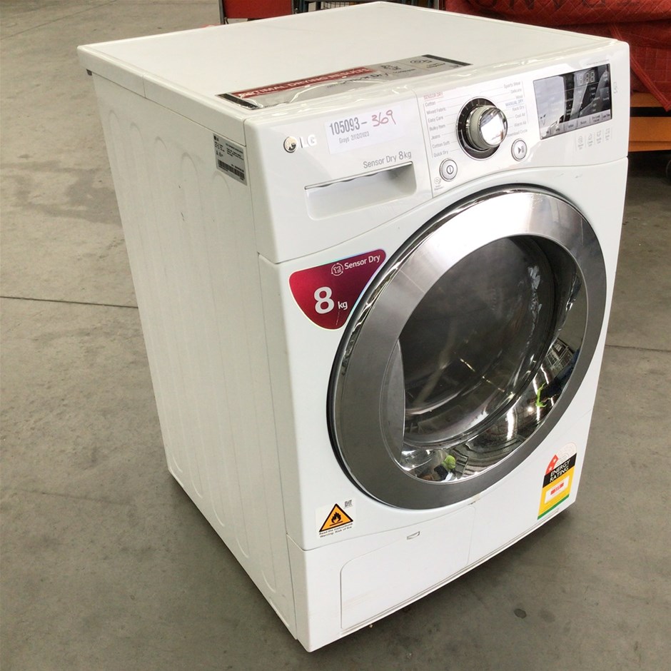 LG TDC80NPW Dryer Auction (00133140091) Grays Australia