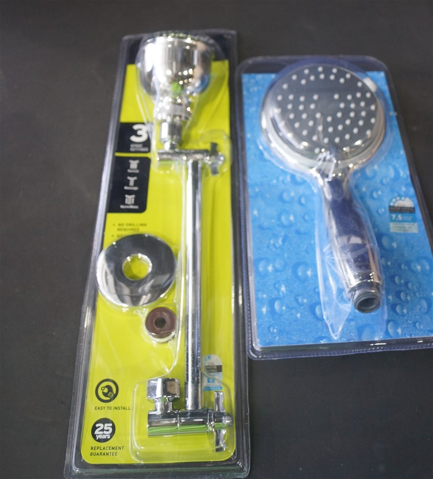 Mondella Resonance Freestanding Heated Towel Ladder & Shower Heads