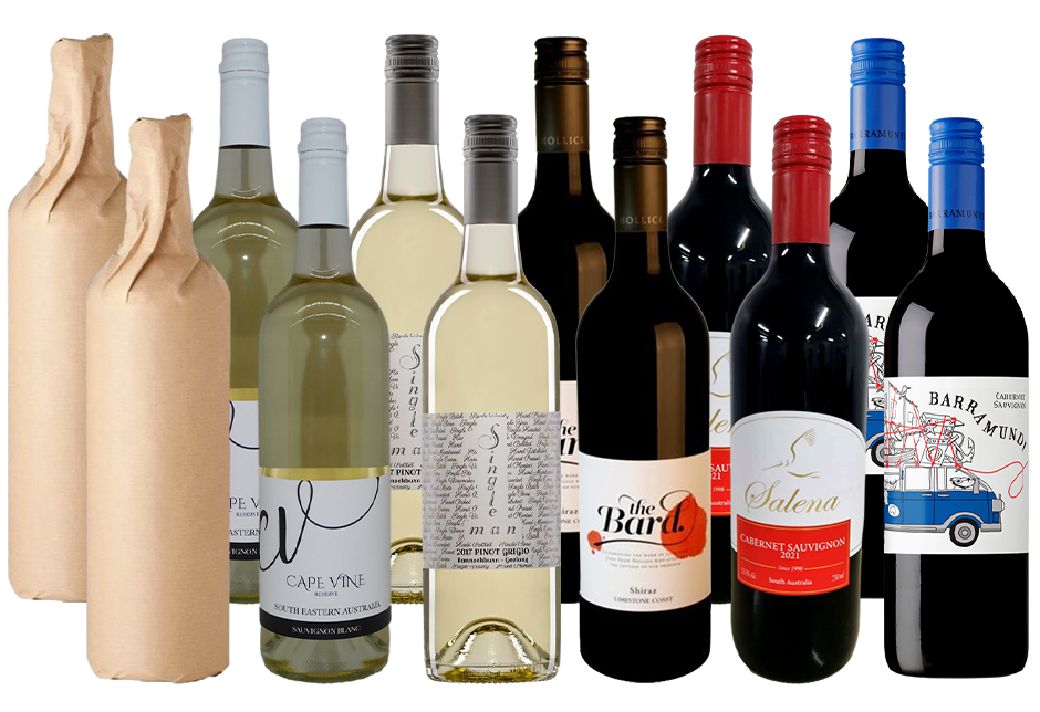 Mixed Aussie Red & White Pack #5 (12x 750mL)