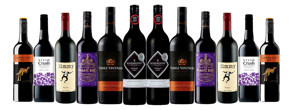 Premium Mixed Aussie Red Wine Dozen feat