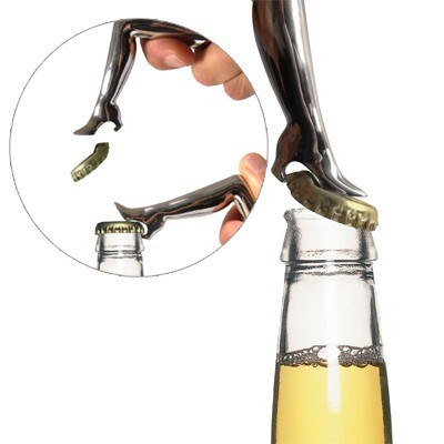Leg Opener - Stainless Steel Bottle Open