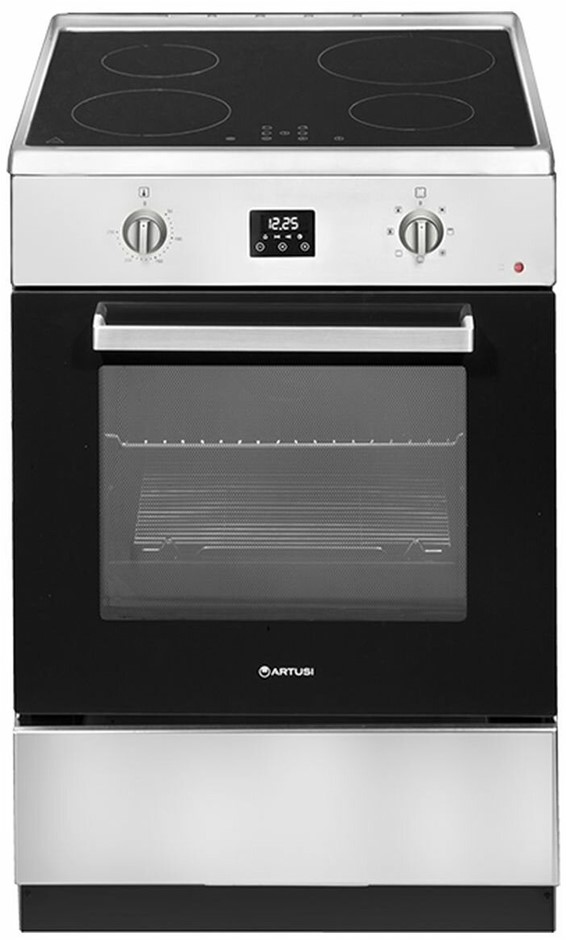 Artusi 60cm Electric Freestanding Cooker with Induction Hob AFI607X