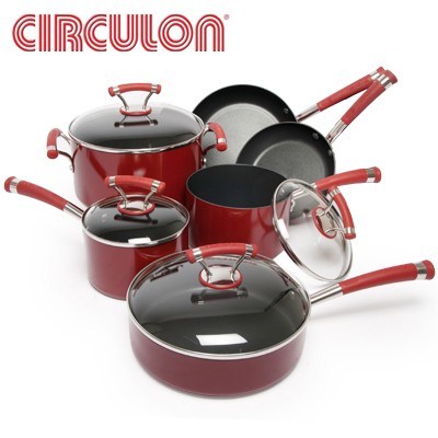 Circulon Contempo Red 6PC Non-Stick Cook