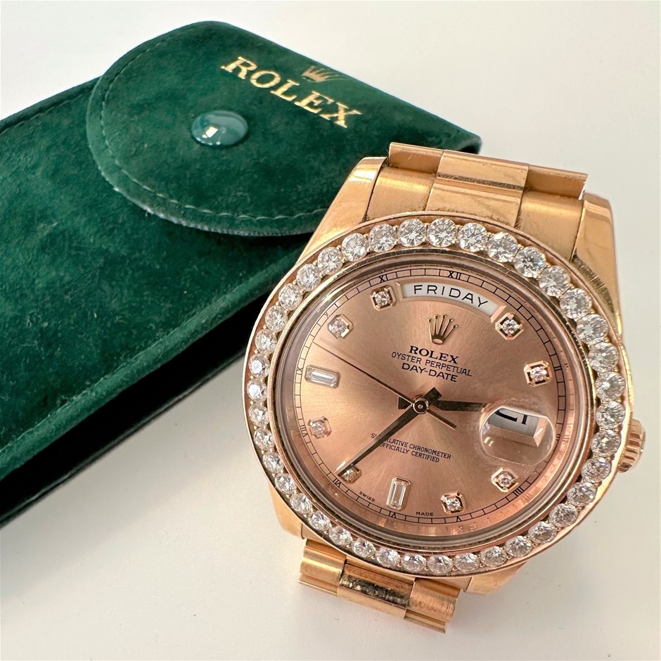 Where is the serial number on on sale a rolex oyster perpetual day date