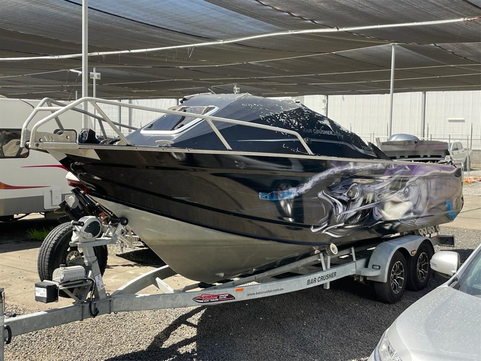 2021 Bar Crusher 730HT, Dual Axle Trailer, Yamaha 250H