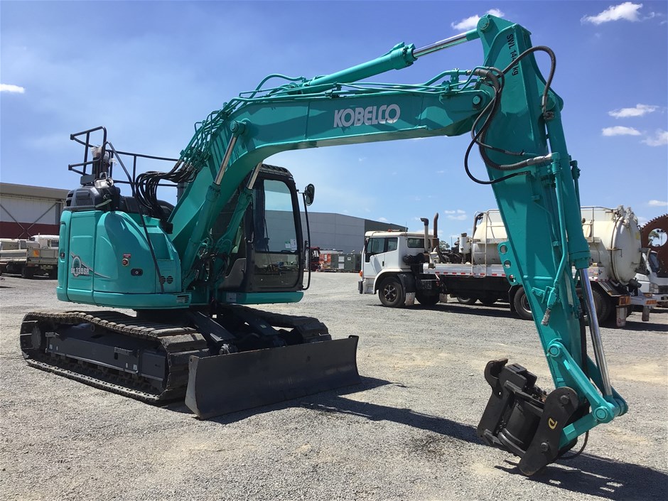 2019 Kobelco SK135SR-5 Hydraulic Excavator Auction (0001