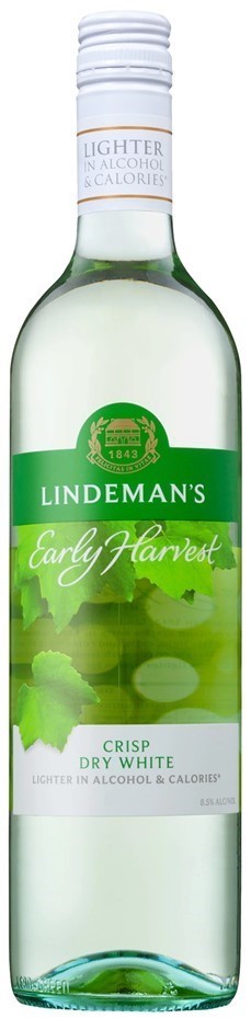 Lindeman's Early Harvest Dry White (6x 750mL). Current Vintage Release.