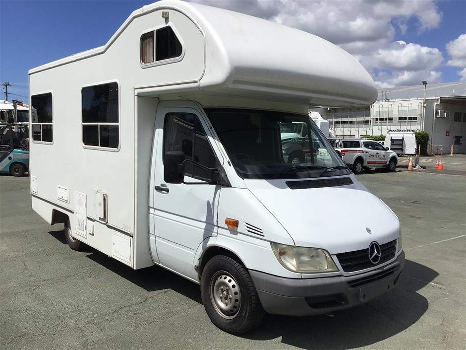 2001 MERCEDES BENZ SPRINTER MOTORHOME Auction (000150081718) Grays Australia
