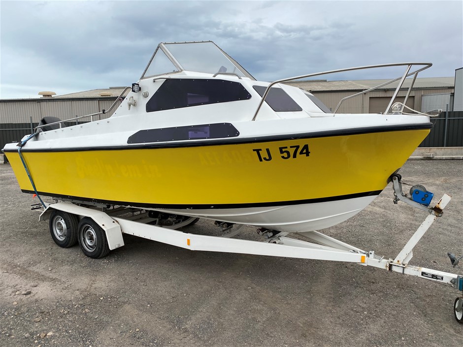 Savage Mako 7.0m Half Cabin Power Boat Auction (0001-60016269) | Grays