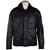 LEVI'S Men's Leather Jacket w/ Faux Fur Lining, Size XL, Polyester, Black.