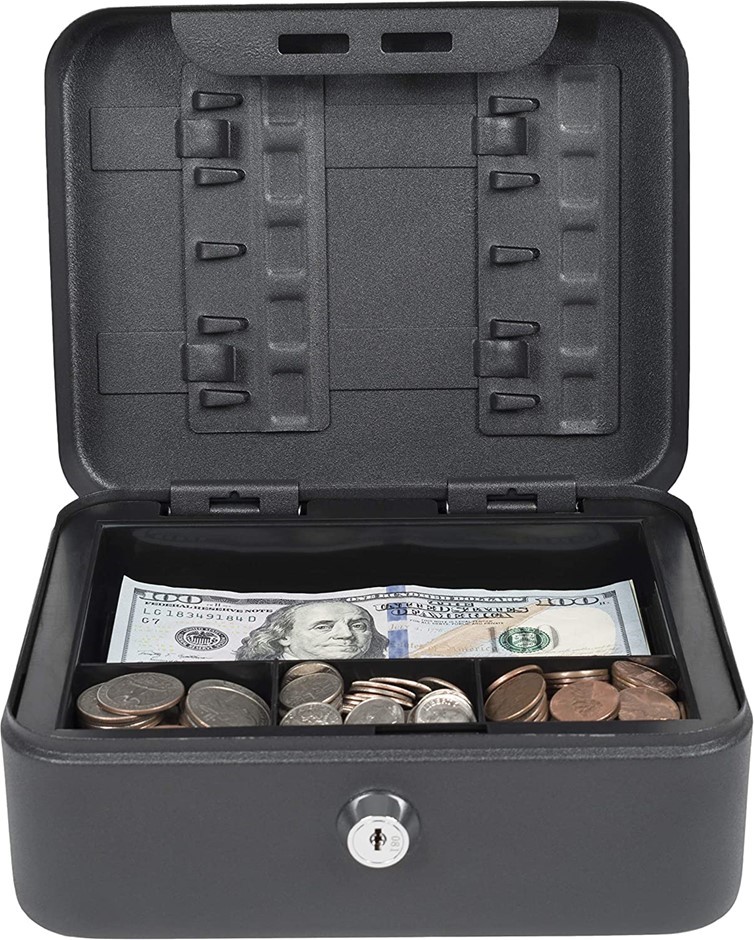 ROYAL SOVEREIGN Money Handling Security Box/Cash Box.