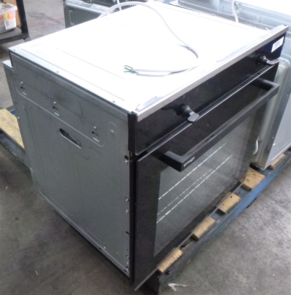 Omega OBO698PXB Built In 60cm Pyrolytic Wall Oven Auction (00232187686