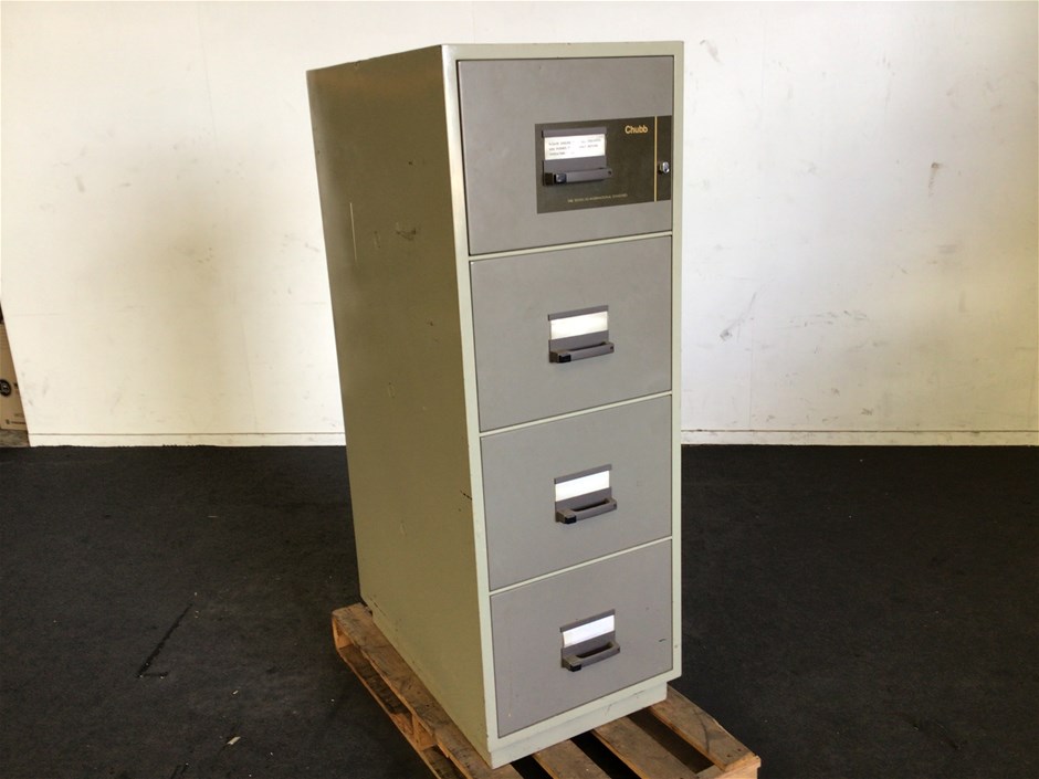 Chubb fireproof store filing cabinet