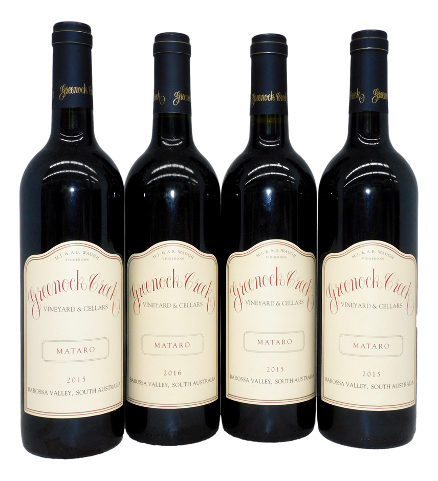 Pack of Assorted Greenock Creek Vineyard and Cellars Mataro (4x 750mL) Auction (006010722973