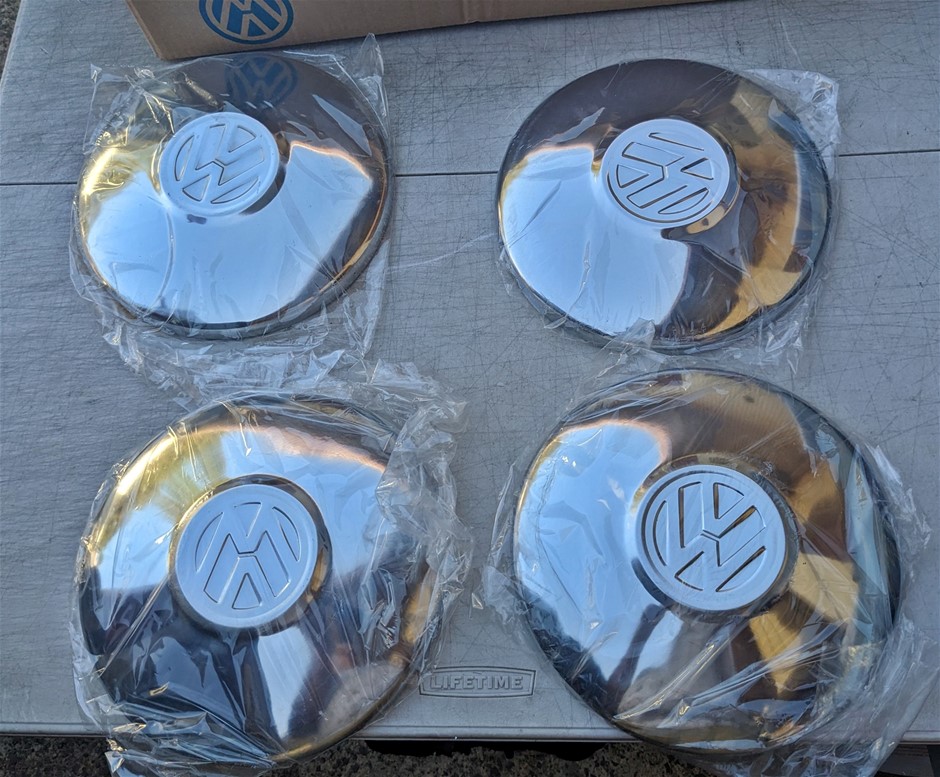 4 x VW 10" Hubcaps DELIVERY AVAILABLE Auction (00035052379) Grays