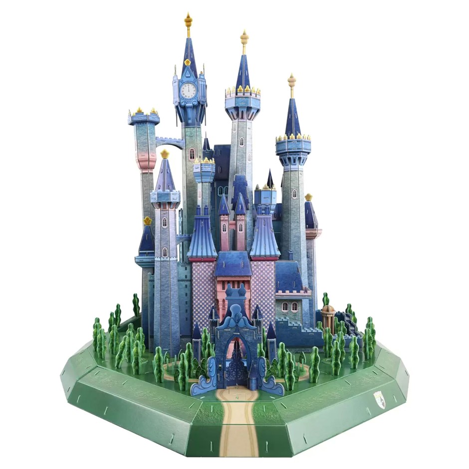 DISNEY Cinderella Castle 3D Puzzle, 509 Pieces. NB Display model