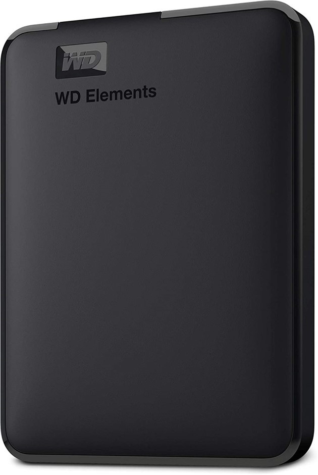 WESTERN DIGITAL Elements Portable Hard Drive, 5TB, Black, WDBU6Y0050BBK. RR