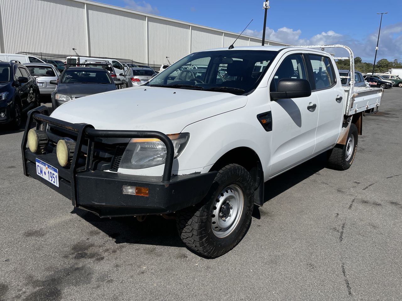 2012 Ford Ranger XL 4X4 PX Turbo Diesel Automatic Crew Cab Chassis ...