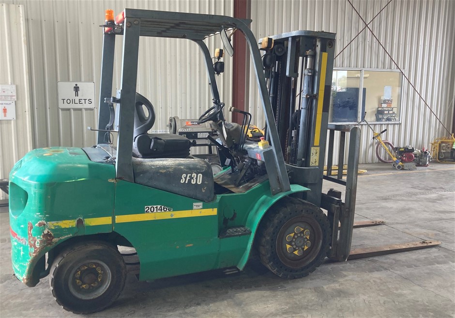 2013 Shantui SSF30 Forklift 3.0t 3.0m Diesel (Rockhampton