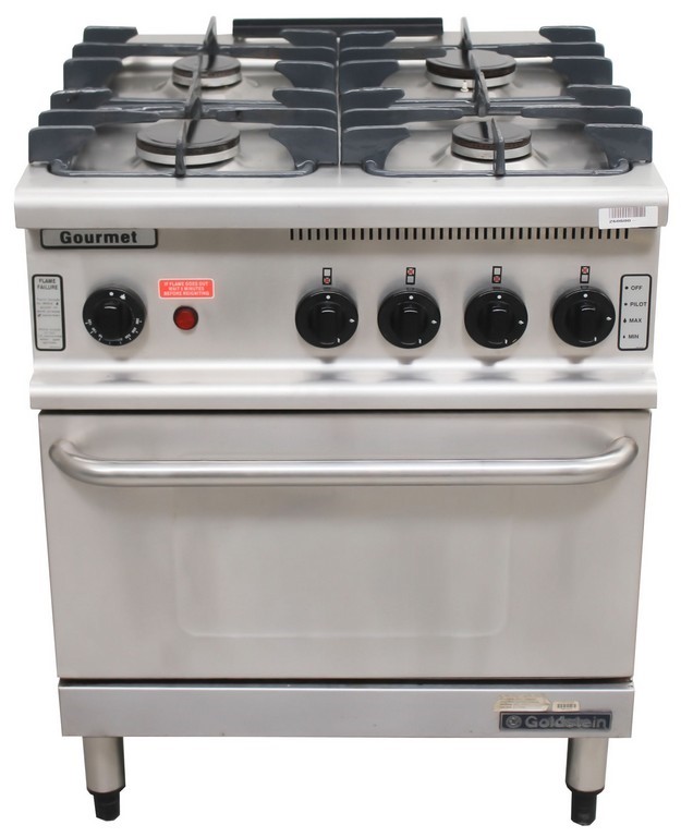 GOLDSTEIN GAS GOURMET 4 BURNER STOVE WITH OVEN Auction (00155052349
