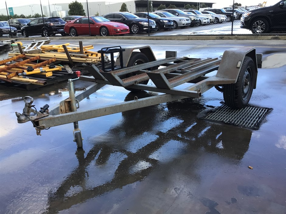 2002 Major Trailers P/L Bendigo 3UPBIKE Motor Bike Trailer