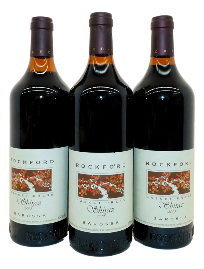 Rockford Basket Press Shiraz 2018 (3x 75