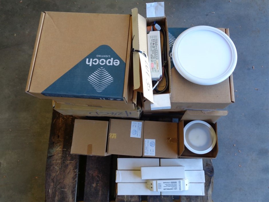 Pallet of LED Lights and Controllers, Auction (0035-5052651) | Grays ...