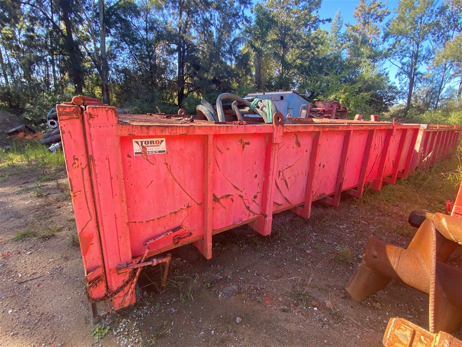 Toro Industrial Sludge, Slurry & Waste Hooklift Bin Auction (0035 ...
