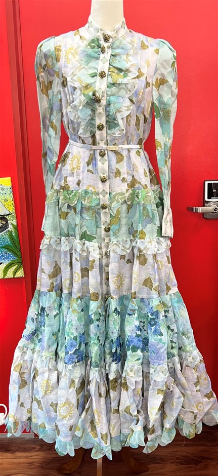 zimmermann rhythm scalloped dress