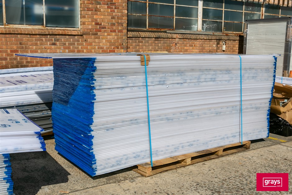 Pallet of Twin Wall Polycarbonate Sheet - Total RRP $3,992 Auction ...
