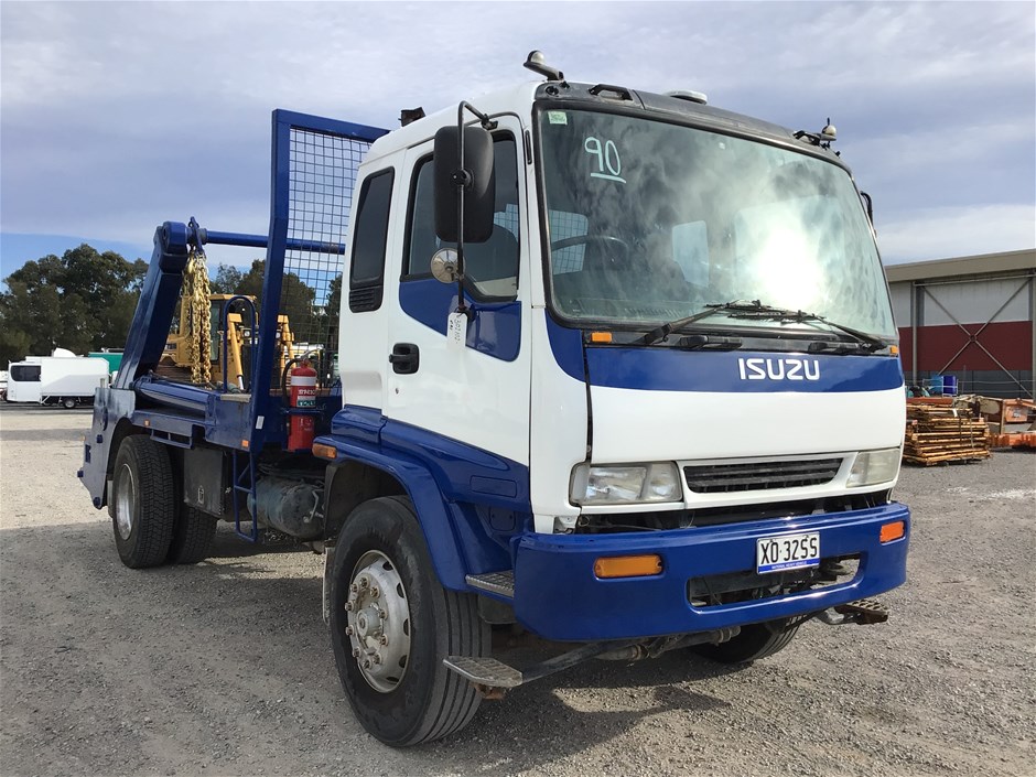2000 Isuzu FVR 950 (4 x 2) Skip Bin Truck Auction (00015052894