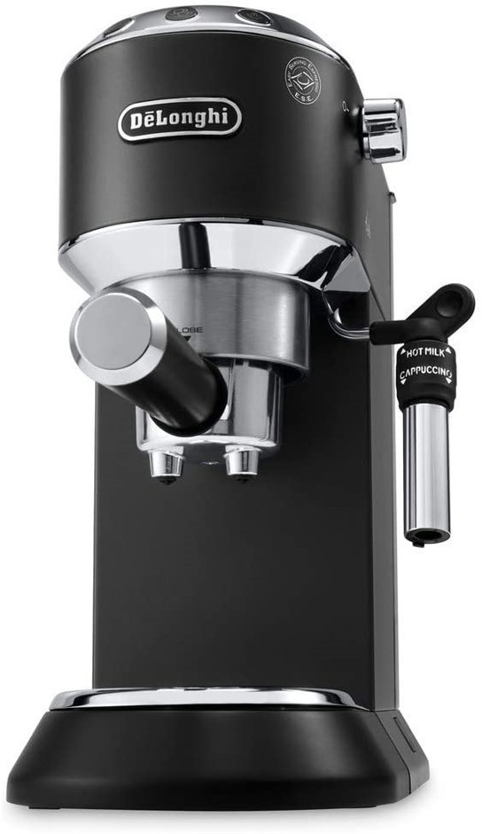 DE'LONGHI Dedica Pump Espresso Coffee Machine, Colour: Black, Model: EC685B
