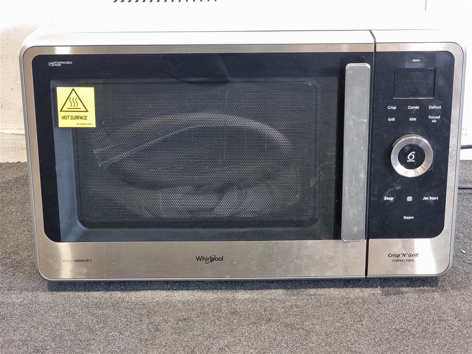 Whirlpool JQ280/IX 29l Crisp N' Grill Convection 950w Microwave Auction