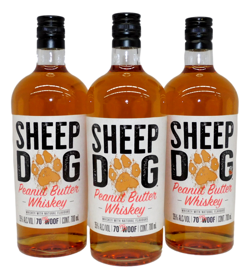 Sheep Dog Peanut Butter Whisky (3x 700mL) Auction (004010722884