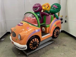 Operational Barney car Kiddie ride (fibreglass) Auction (0080-5052906 ...