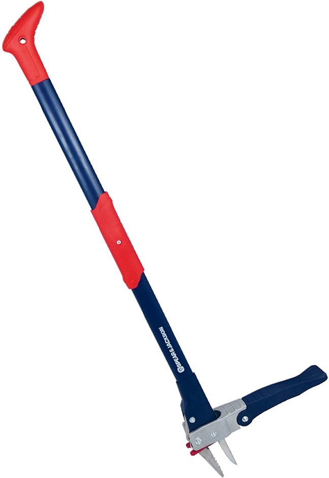SPEAR & JACKSON Stand up Weeder, One Size, Navy Blue & Red. NB: Minor use.