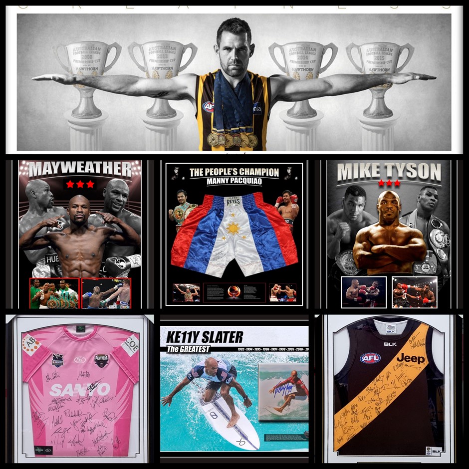 Mega Sports Memorabilia Sale Event – From $9 Unreserved!