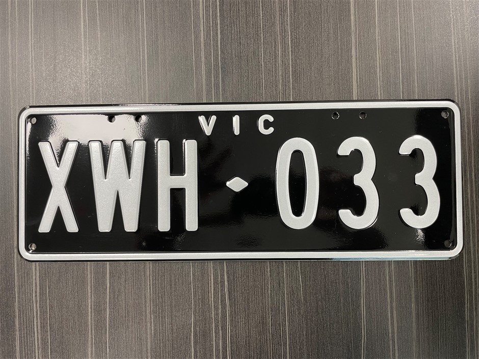 XWH.033 (VIC Number Plates)